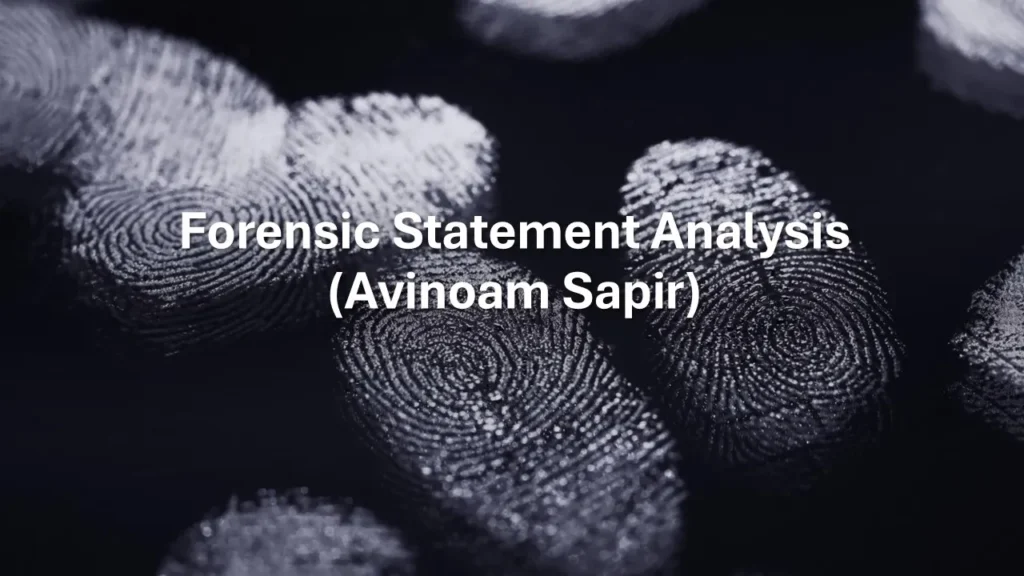 Forensic Statement Analysis