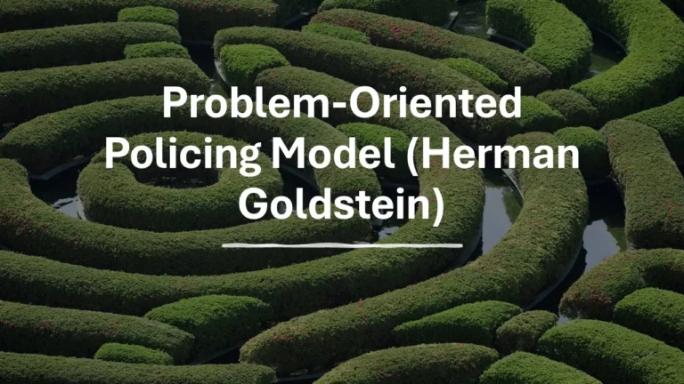 Problem-Oriented Policing Model