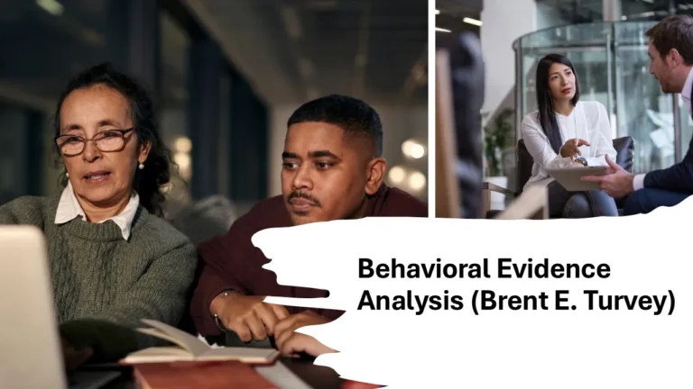 Behavioral Evidence Analysis