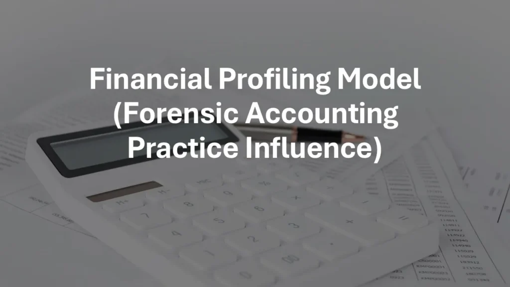 Financial Profiling Model