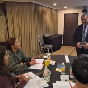 Team accountability workshop in progress