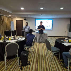Team member presenting ideas during accountability workshop session