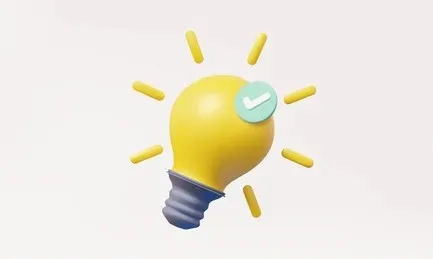 yellow light bulb
