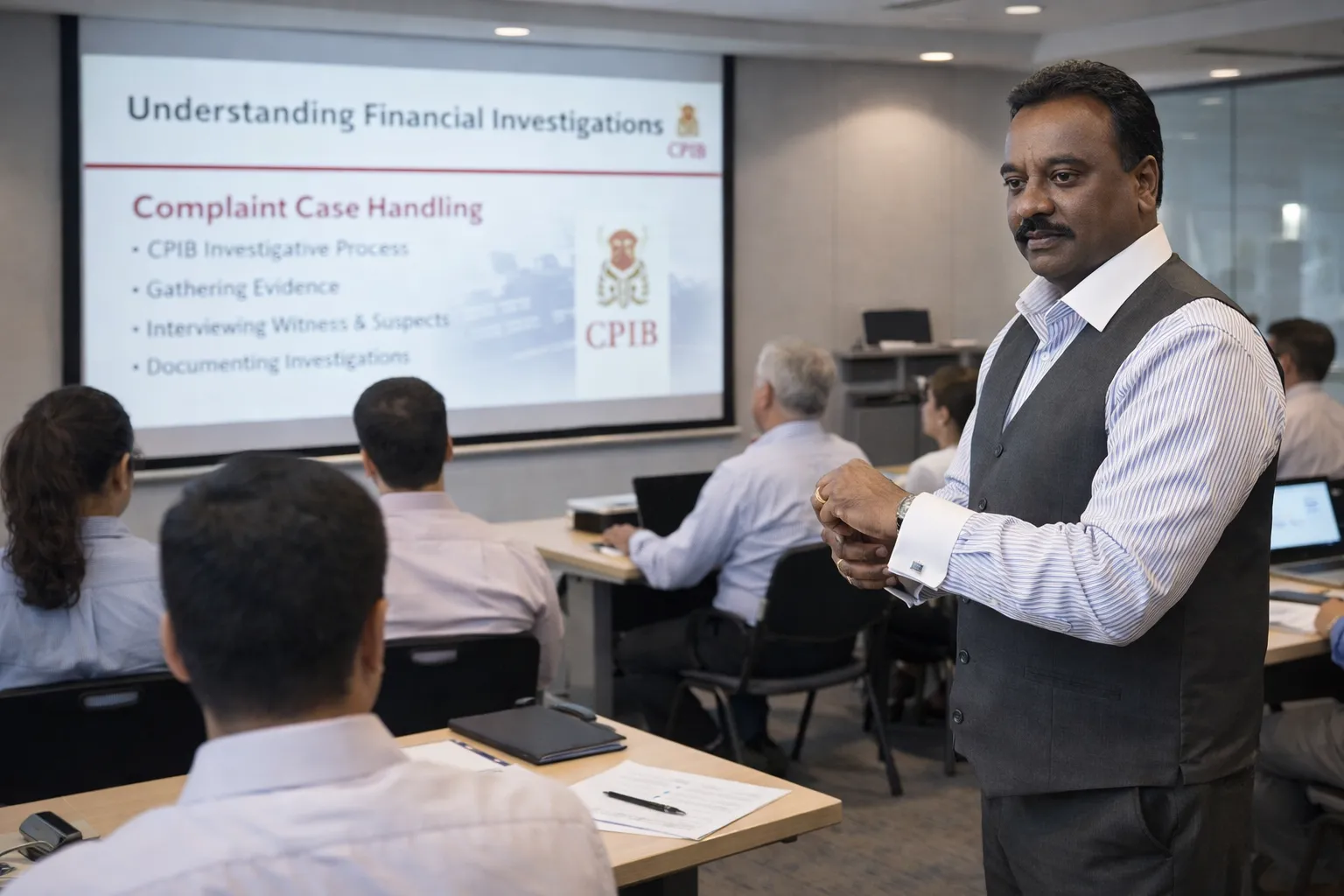 Corporate training on financial investigations