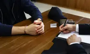 Interview discussion during banking sector workshop