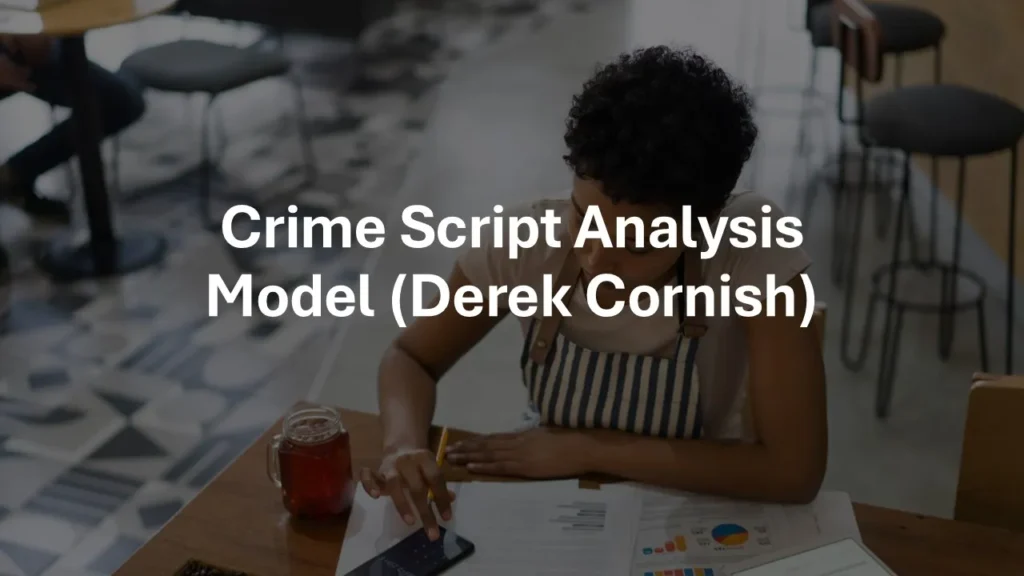 Crime Script Analysis Model
