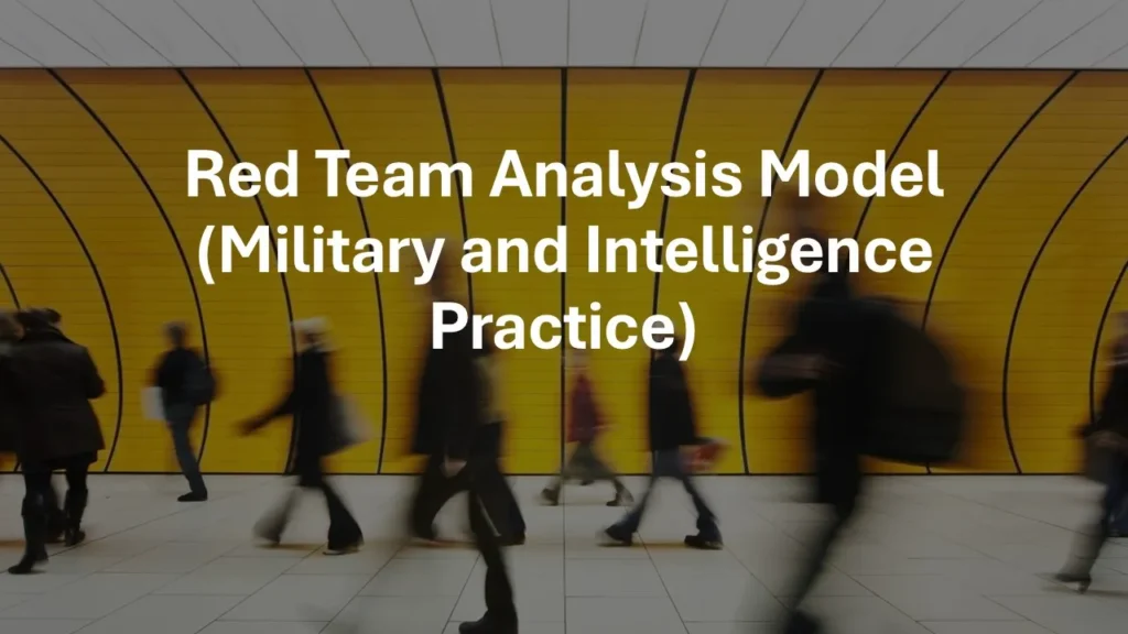 Red Team Analysis Model